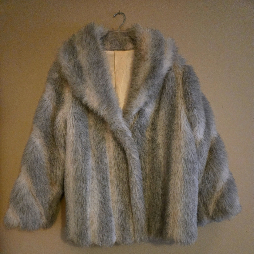 Faux fur coat